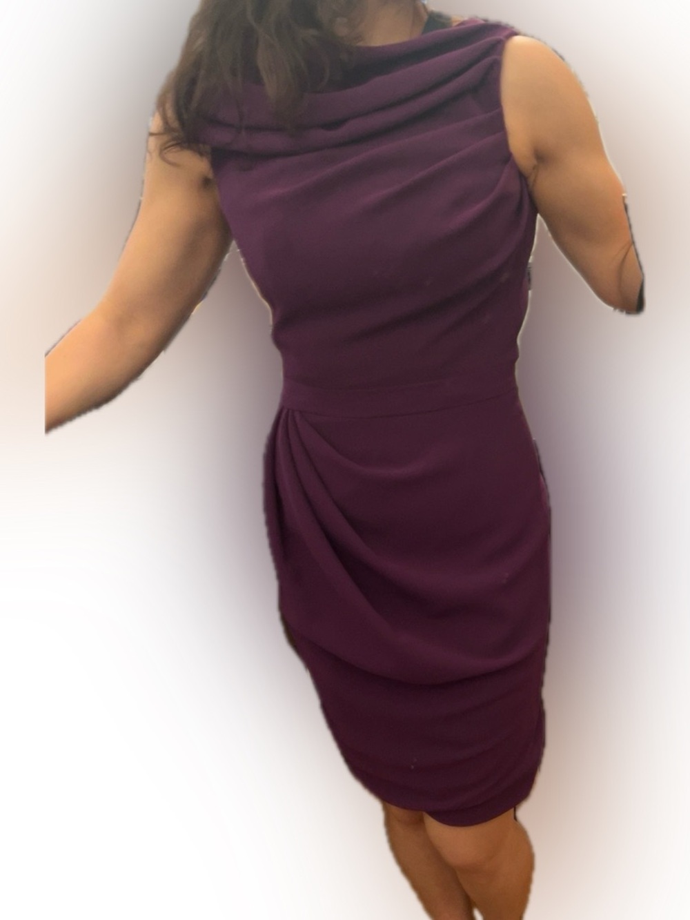 Christian Siriano 100% Silk Sheath Dress
